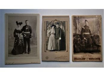 3 Early Images Of Men In Uniform