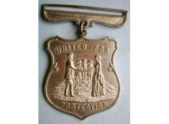 Old UNITED FOR PROTECTION Medal