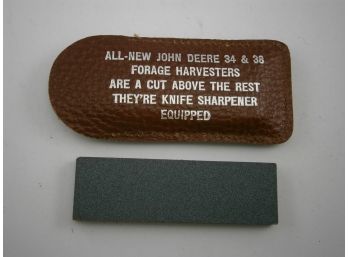 Vintage Advertising JOHN DEERE Carborundum Pocket Hone