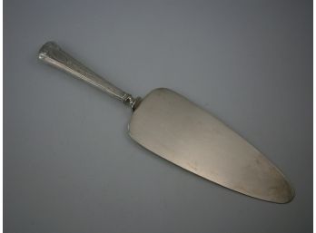 Antique Pie / Cake Server With Sterling Silver Handle