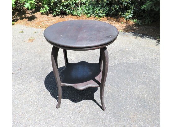 Antique Bailey Round Side Table