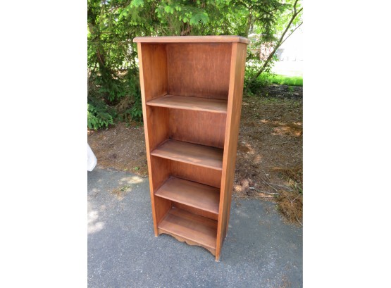 Small Wood Bookcase 4'