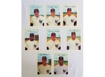 1967 Dexter Press Premiums NY Yankees Collectors Cards Featuring Mickey Mantle - Mint Condition