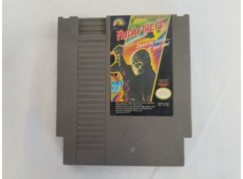 1988 Nintento Friday The 13th Game Cartridge NES