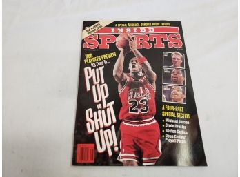 1991 Inside Sports Michael Jordan Basketball Magazine Rookie Year