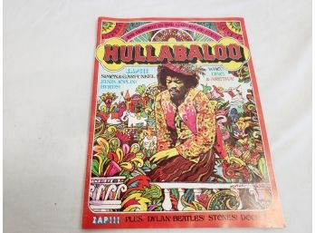 1968 Hullabaloo Magazine Jimi Hendrix Zappa Janis Joplin Who Beatles Stones Doors Rare