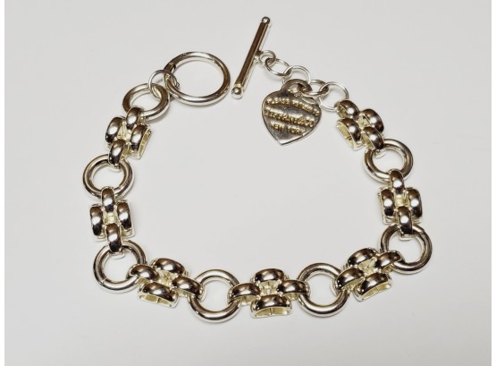 Pretty Tiffany & Co Ladies Sterling Silver 8.5' Link Bracelet