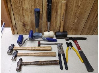 Assortment Of Mechanics Hand Tools, Hammers & More