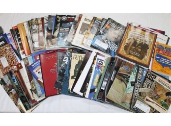 Collection Of Rifleman, Winchester, Smith & Wesson, Remington And More Gun & Knife Related Magazines