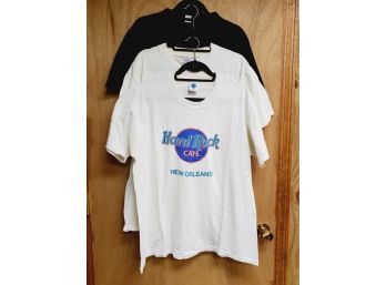 Three Vintage Hard Rock Cafe Men's T-shirts-boston, New Orleans & 1985 Key West - Size XL