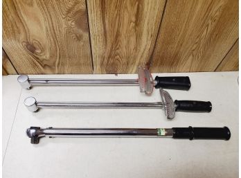 Three Torque Wrenches - Craftsman, P.A. Sturtevant