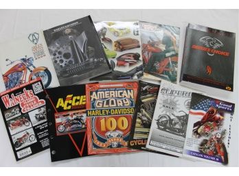 Collection Of Motorcycle Related Magazine's Including Harley Davidson