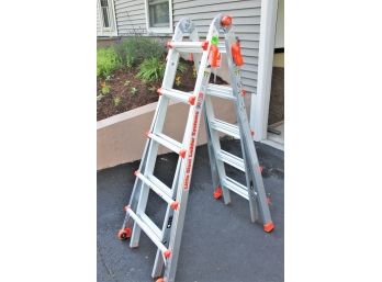 300lb Capacity Little Giant 20' Extension Ladder With Paint Platform Accessories