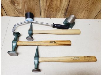 Assortment Of Craftsman Automotive Auto Body Hammers & Tools