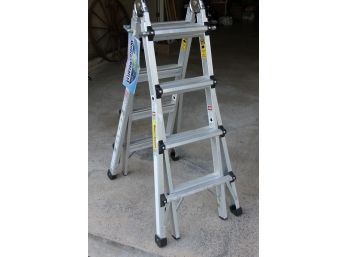 World's Greatest Multi Use Extension Ladder System With Bonus Platform & Tray