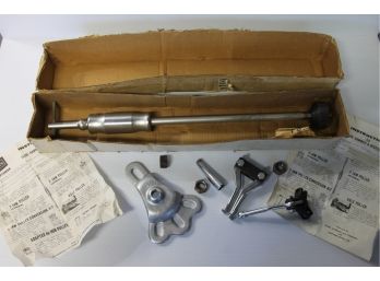 Vintage Sears Craftsman Slide Hammer And Accessories In Box