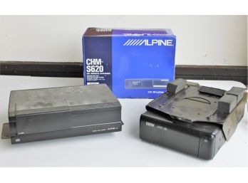 Car Electronics Lot With Alpine CHM- S620 CD Remote Changer, BMW CDX- M91 CD Changer & Alpine 4905 Changer