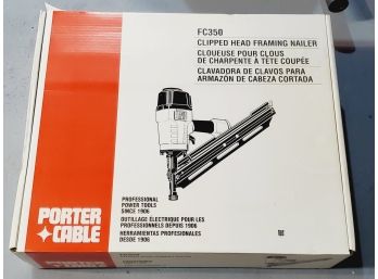 New Porter Cable Model FC350 Pneumatic Clipped Head Framing Nailer
