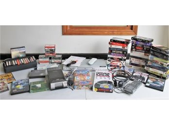 Mixed Media Lot With Vintage VHS Tapes, CD Box Sets, Vintage Cassettes, CDS & More