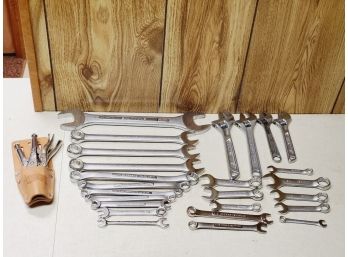 Assortment Of Wrenches & Vise Grips - SAE & Metric
