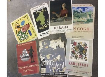Lot Of Vintage Art Gallery Posters, Galleries Maeght & Others