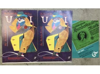 3 Minnesota Theatre Company Posters, The Resistable Rise Of Arturo, By  R. Lindner, Bertold Brecht, Dated 19