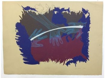 Lithograph, Sunsweep, Signed David Barr, 1985
