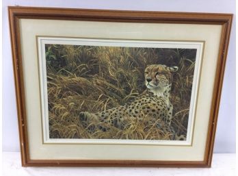 Lithograph, Leopard, By Robert Bateman, 1978