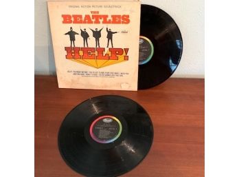 Record Albums: The Beatles Help! Two Records, Only One Cover