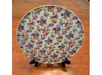 'Cherry Chintz' Cake Plate Or Serving Platter By Erphila, Germany