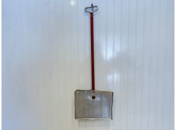Small Vintage Aluminum Shovel With Wood Handle