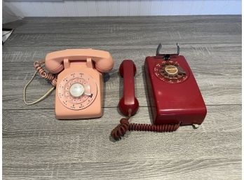 Pair Of Bell System Rotary Phones
