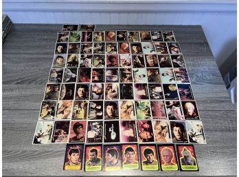 Lot Of 72 Star Trek 1976 Topps Cards And 7 1976 Paramount Cards