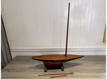 Antique Wood Ship Model