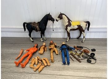 Large Lot Of Marx Johnny West Items