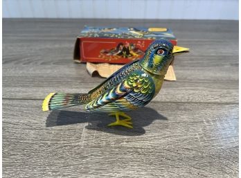 Kohler Germany Tin Toy Songbird With Box, Plays Great