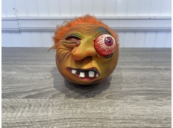 1986 Rude Ralph Talking Head, Eye Pulls Out Then It Makes A Screeching Noise