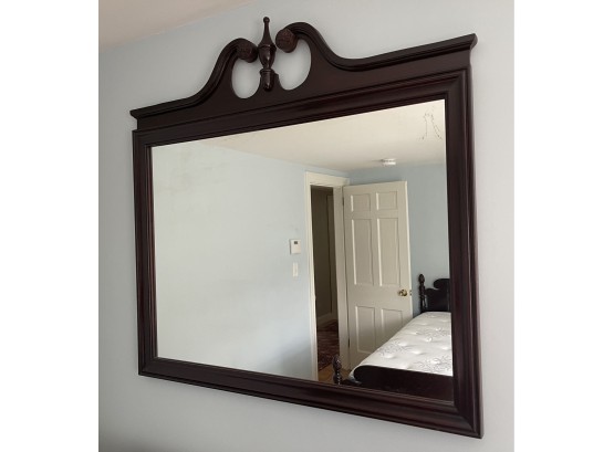 Mahogany Wooden Framed Mirror