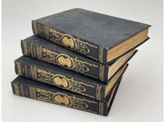 W. M. Thackeray (4 Volumes 1900 Antique Hardcover Books) British Literature