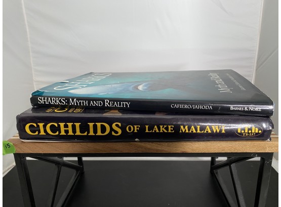 2 Coffee Table Books On Fish & Sharks