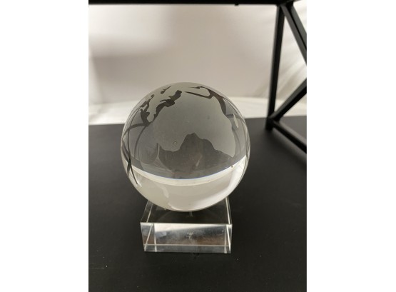 Glass Globe And Stand