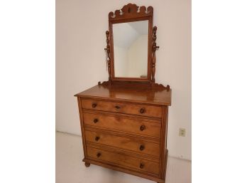 French & Heald Co 4 Drawer Dresser 40x20.5x38.5in With Mirror 76in