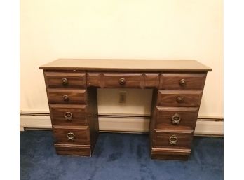 6 Drawer Office Writing Desk 48x20x30in