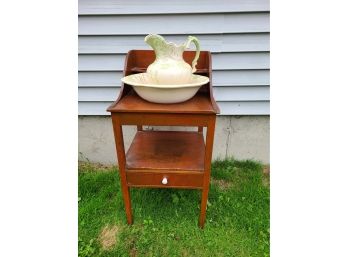 Washbowl Basin And Stand 17x36x18in
