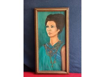 Portrait Of A Lady Painting Framed