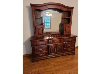 Dresser And Hutch With Mirror