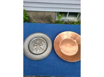 Gold Panning Pan & Charger Plate US American Eagle Seal
