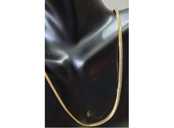 Vintage Ambassador Korea Marked Goldtone Chain Necklace