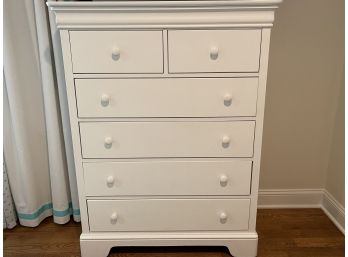 Stanley Furniture Company White Dresser With Dovetail Joinery