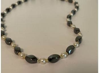 Hematite Necklace From Grand Cayman Islands